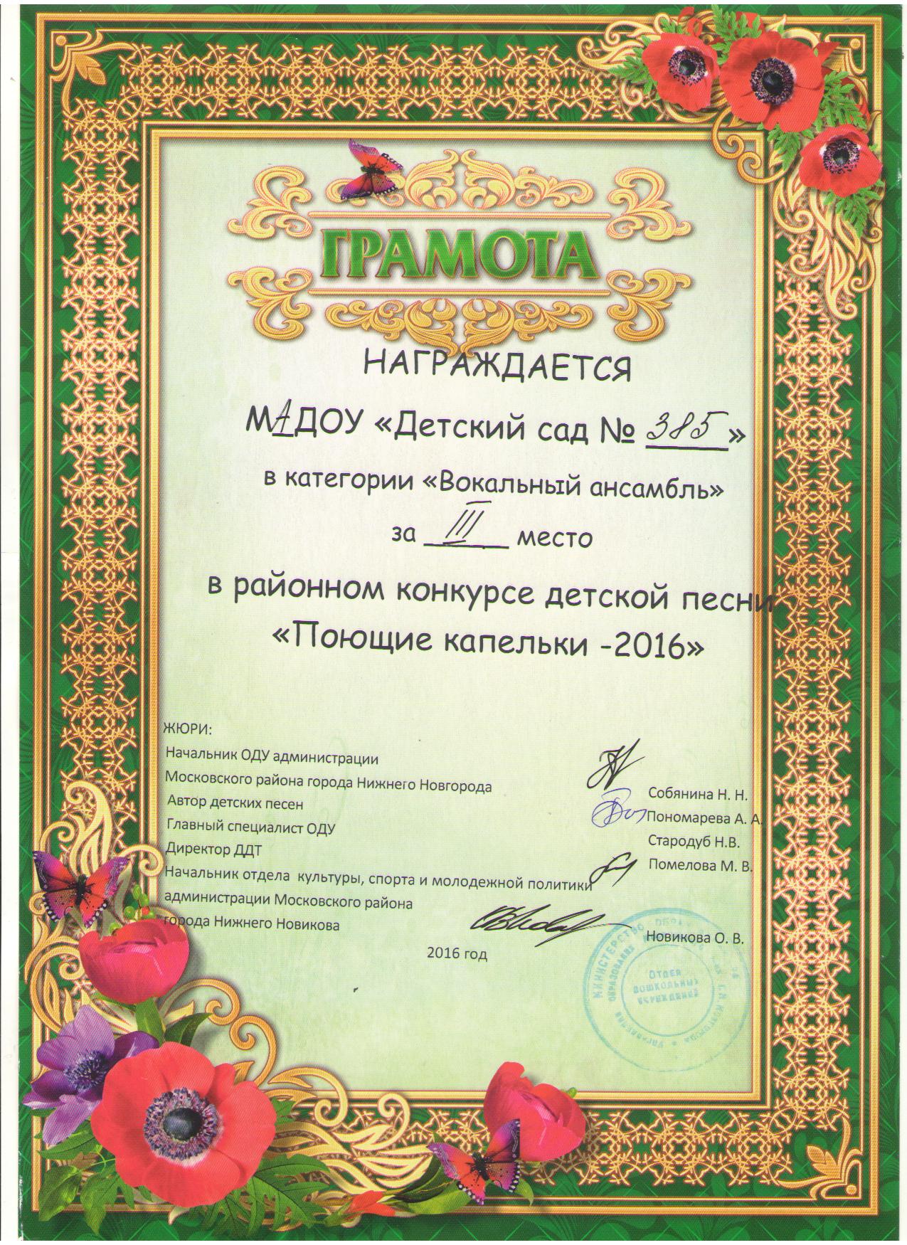 капельки 2016